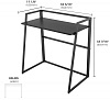 Письменный стол для компьютера Eureka Ergonomic ERK-FD-03B (Black) купить в интернет-магазине icover