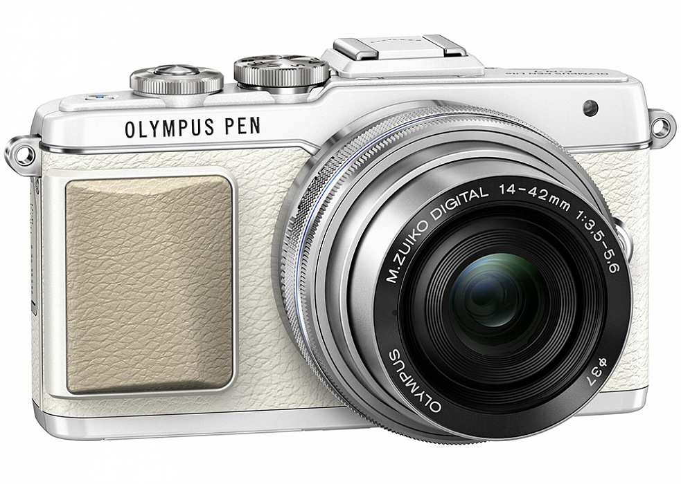 Фотоаппарат Olympus PEN E-PL7 Kit (E-PL7 Body White + EZ-M1442EZ Silver) купить в интернет-магазине icover