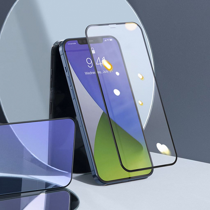 Защитное стекло Baseus Full-screen Curved Tempered 0.3mm (SGAPIPH67N-KA01) для iPhone 12 Pro Max (Black) купить в интернет-магазине icover