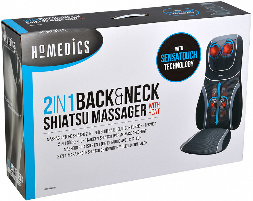 HoMedics BMSC-4600H-EU - массажная накидка (Black) купить в интернет-магазине icover
