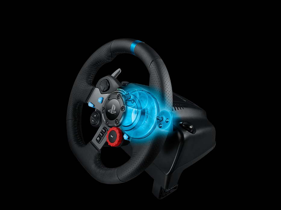 Logitech G29 Driving Force - игровой комплект для PS3 и PS4 (Black) купить в интернет-магазине icover