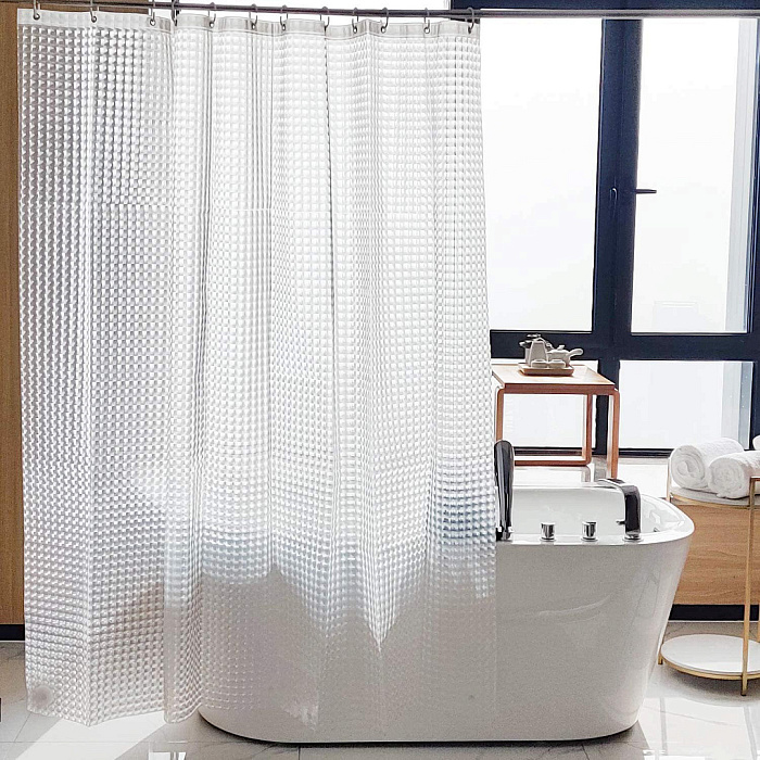 Штора для ванной комнаты Ridberg Глаз PEVA 180 x 200 см (Clear) купить в интернет-магазине icover
