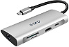 USB-концентратор Wiwu Alpha 831HRT (Silver) купить в интернет-магазине icover
