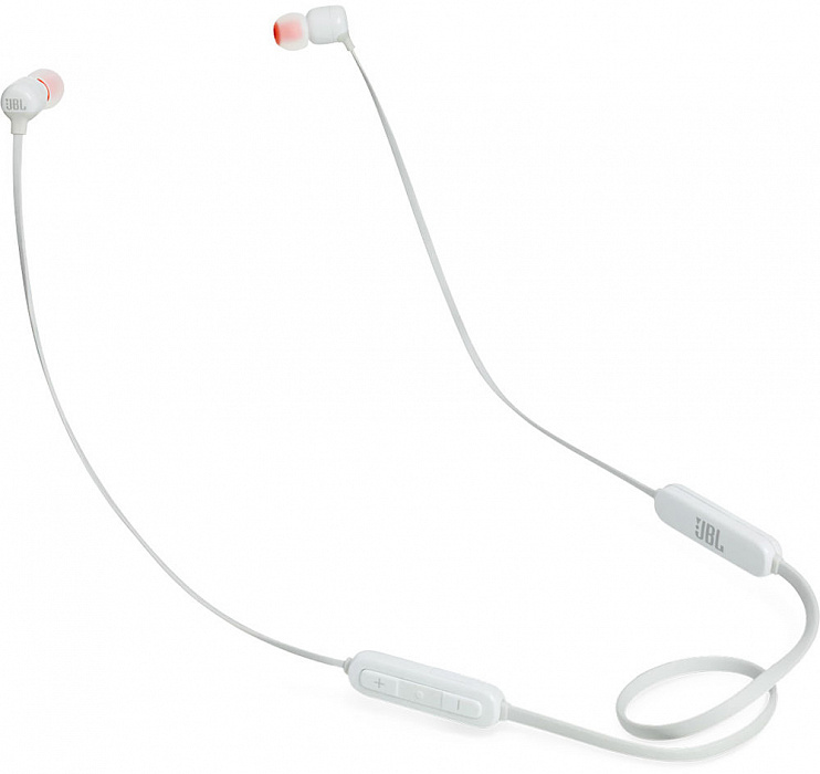 Bluetooth-наушники JBL T110BT с микрофоном (White) купить в интернет-магазине icover
