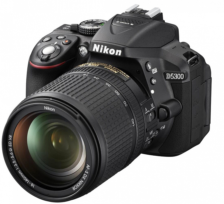 Фотоаппарат Nikon D5300 Kit (D5300 Body Black + 18-140 VR Black) купить в интернет-магазине icover