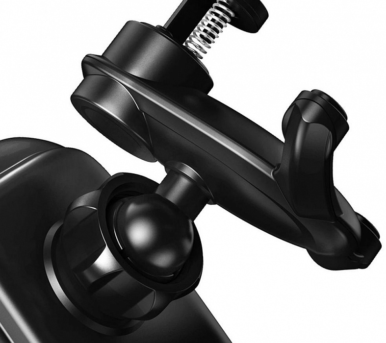 Автодержатель Baseus Rock Solid Kit (WXHW01-B0S) с беспроводной зарядкой (Silver) купить в интернет-магазине icover