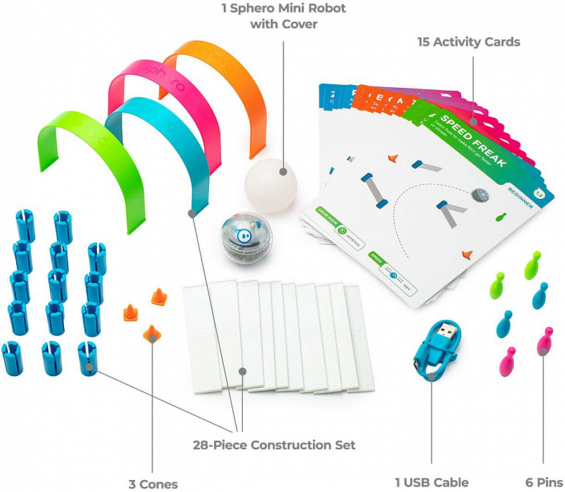 Радиоуправляемый шар Sphero Mini Activity Kit (Transparent) купить в интернет-магазине icover