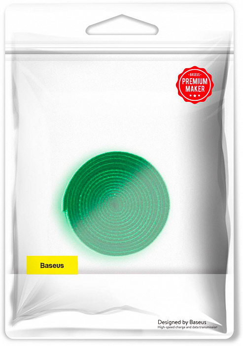 Органайзер проводов Baseus Rainbow Circle Velcro Straps 3m ACMGT-F06 (Green) купить в интернет-магазине icover