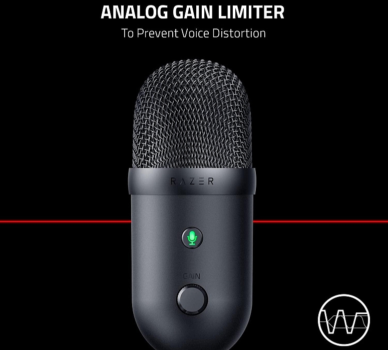 Микрофон Razer Seiren V2 X RZ19-04050100-R3M1 (Black) купить в интернет-магазине icover