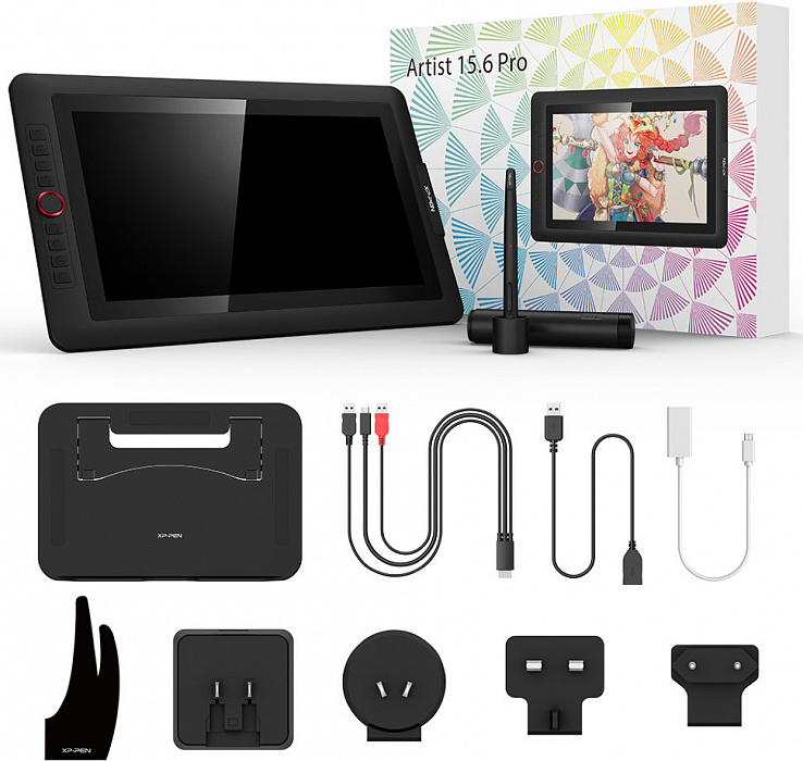 Интерактивный монитор-планшет XP-Pen Artist 15.6 Pro (Black) купить в интернет-магазине icover