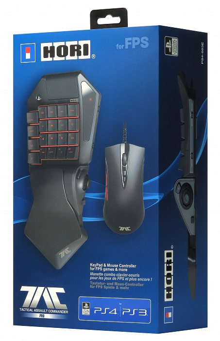 Hori T.A.C. Pro (PS4-053E) - игровая мышь и кейпад для PS4 купить в интернет-магазине icover