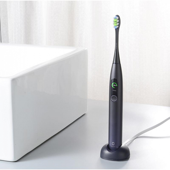 Электрическая зубная щетка Oclean X Pro (Aurora Purple) купить в интернет-магазине icover