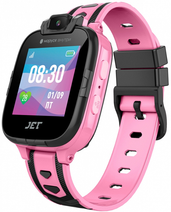 Детские умные часы Jet Kid Assistant (Grey/Pink) купить в интернет-магазине icover