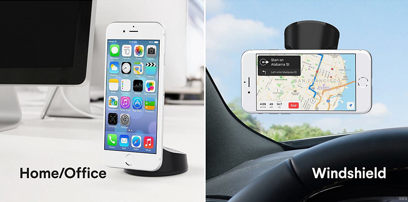 Автомобильный держатель Kenu Airbase Magnetic Premium Suction Mount AB2-KK-NA (Black) купить в интернет-магазине icover