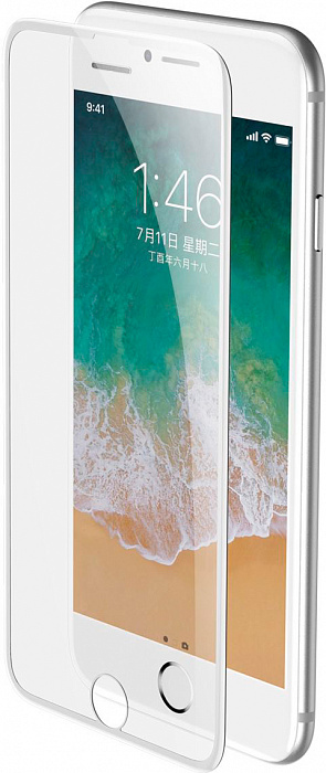 Защитное стекло Baseus Full-screen Curved Tempered (SGAPIPH8P-WA02) для iPhone 6 Plus/6S Plus/7 Plus/8 Plus (White) купить в интернет-магазине icover
