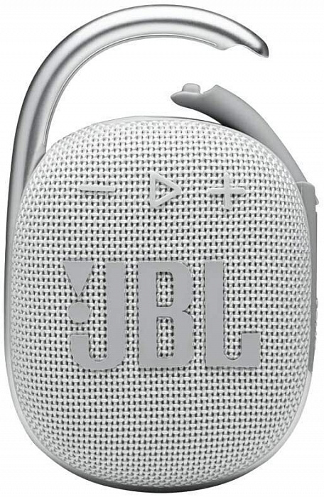 Портативная акустика JBL Clip 4 (White) купить в интернет-магазине icover