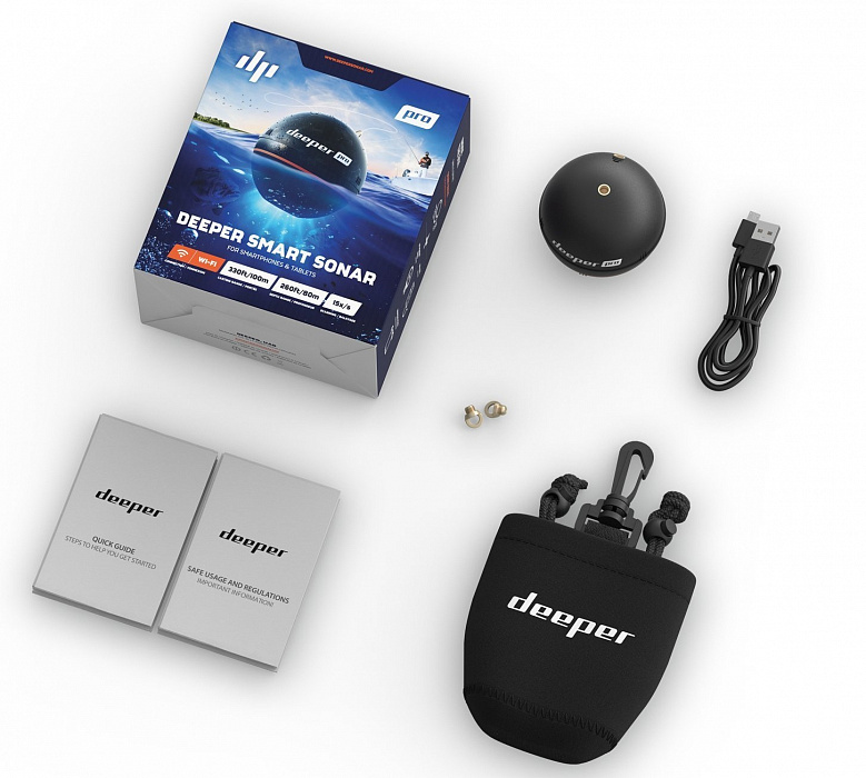 Беспроводной эхолот Deeper Sonar Pro (Wi-Fi) купить в интернет-магазине icover