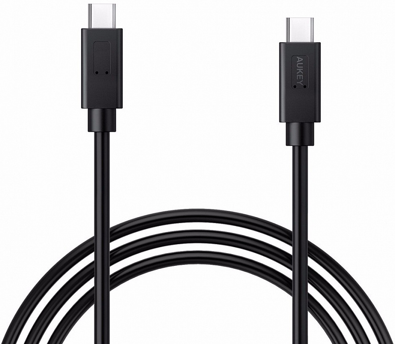 Кабель Aukey CB-C2 USB-C - USB-C 3.1 0.9 m (Black) купить в интернет-магазине icover