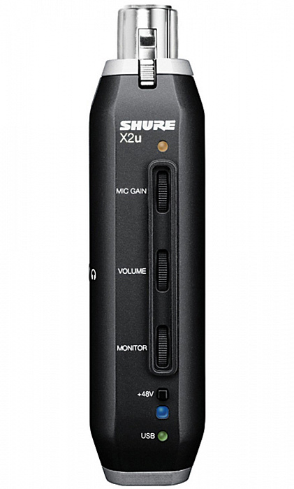 Адаптер Shure X2U XLR-to-USB (Black) купить в интернет-магазине icover