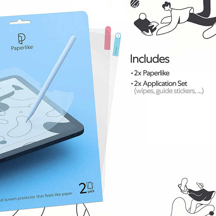 Защитная пленка для рисования Paperlike Screen Protector для iPad 10.2 (PL2-10-19) купить в интернет-магазине icover