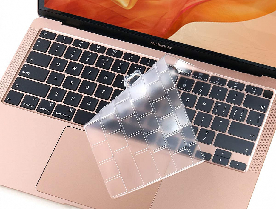Накладка на клавиатуру Wiwu Keyboard Protector для MacBook Air 13'' 2020 (Clear) US раскладка клавиатуры купить в интернет-магазине icover