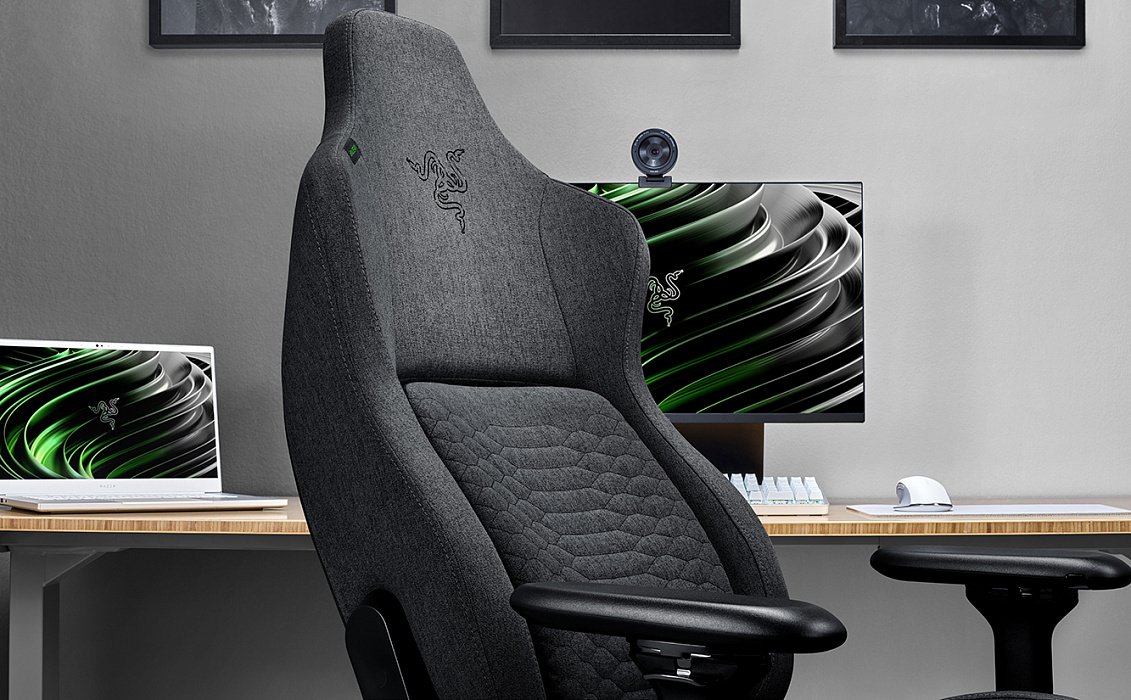 Игровое кресло Razer Iskur Fabric RZ38-02770300-R3G1 (Dark Gray) купить в интернет-магазине icover