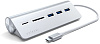 USB-концентратор Satechi Aluminum USB 3.0 Hub & Card Reader ST-TCHCRS (Silver) купить в интернет-магазине icover