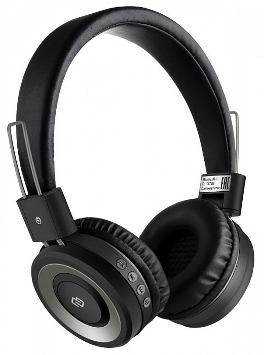 Bluetooth-наушники Digma BT-11 с микрофоном (Black) купить в интернет-магазине icover