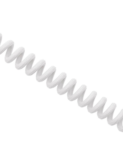 Кабель-авиатор спиральный Cidoo Mechanical Keyboard USB-C Cable (White) купить в интернет-магазине icover