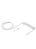 Кабель-авиатор спиральный Cidoo Mechanical Keyboard USB-C Cable (White) купить в интернет-магазине icover
