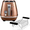 DeLonghi Distinta CTI 2103 - тостер (Copper) купить в интернет-магазине icover