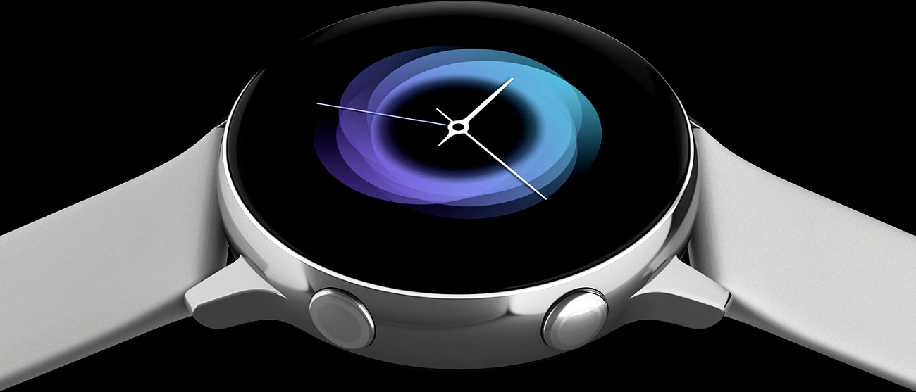 Умные часы Samsung Galaxy Watch Active SM-R500NZKASER (Black) купить в интернет-магазине icover
