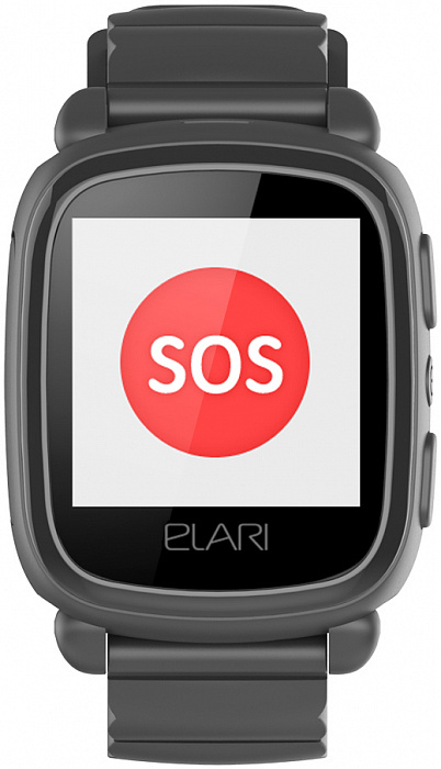 Детские умные часы Elari KidPhone 2 (Black) купить в интернет-магазине icover