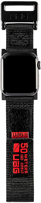 Ремешок Urban Armor Gear Active (19148A114040) для Apple Watch Series 2/3/4 42/44 mm (Black) купить в интернет-магазине icover