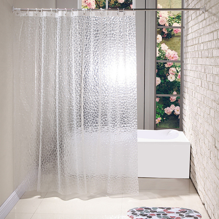 Штора для ванной комнаты Ridberg Коралл PEVA 180 x 200 см (Clear) купить в интернет-магазине icover
