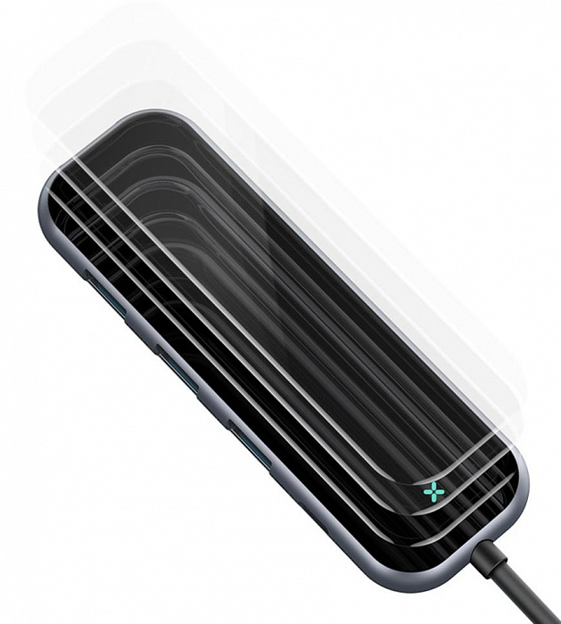Хаб Baseus Multi-functional HUB Type-C - 4xUSB3.0+PD Deep Grey (CAHUB-EZ0G) купить в интернет-магазине icover