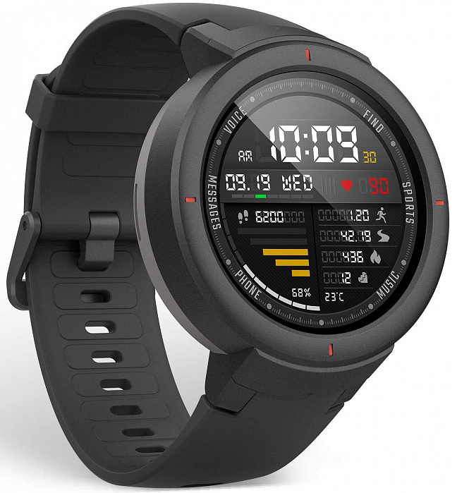 Спортивные часы Xiaomi Huami AMAZFIT Verge International version (Shadow Grey) купить в интернет-магазине icover