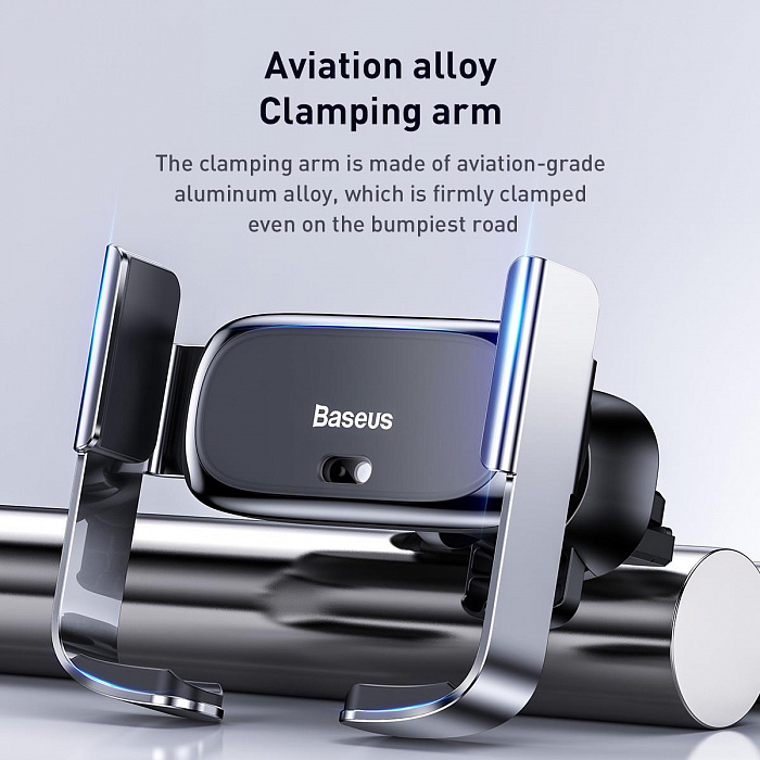 Автомобильный держатель Baseus Mini Electric (SUHW01-01) для смартфона (Black) купить в интернет-магазине icover