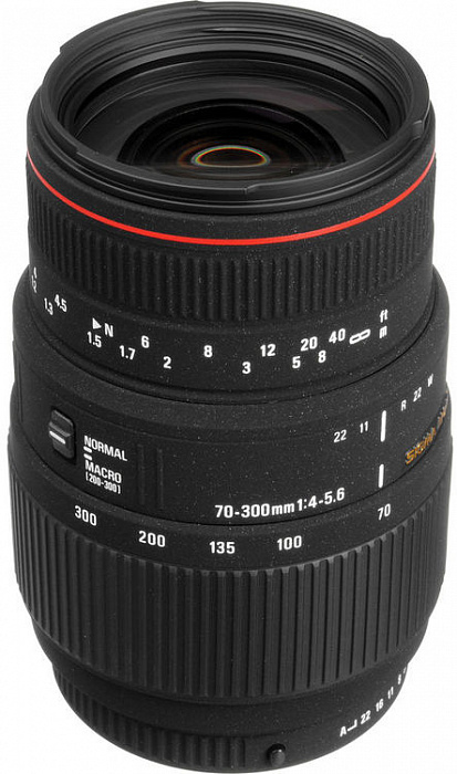 Sigma AF 70-300mm F4-5.6 APO DG Macro (508945) - объектив для фотокамеры Pentax (Black) купить в интернет-магазине icover