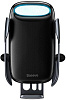 Автомобильный держатель с беспроводной зарядкой Baseus Milky Way Electric WXHW02-01 (Black) купить в интернет-магазине icover