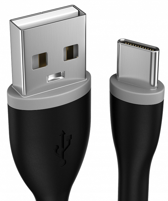 Кабель Satechi Flexible (ST-FCC10B) USB-A to USB-C 25 см (Black) купить в интернет-магазине icover