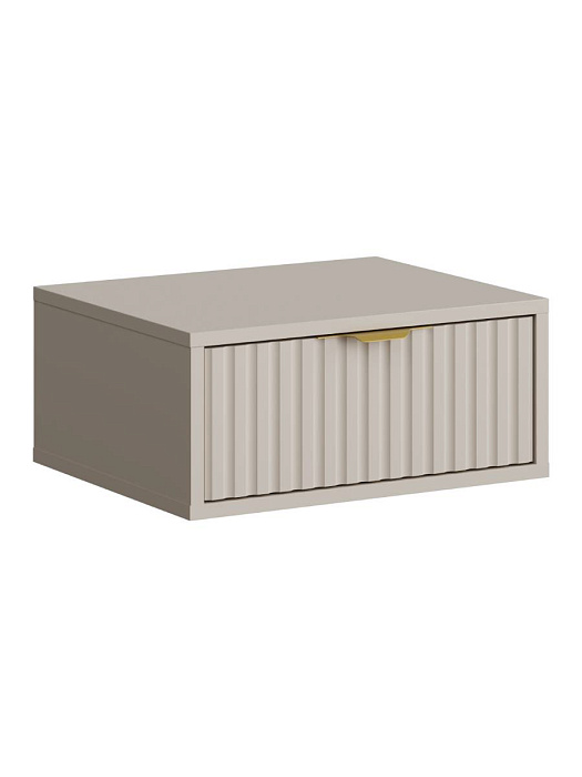 Тумба подвесная RIDBERG LUGANO (460) 1Я (Cashmere/Gold) купить в интернет-магазине icover