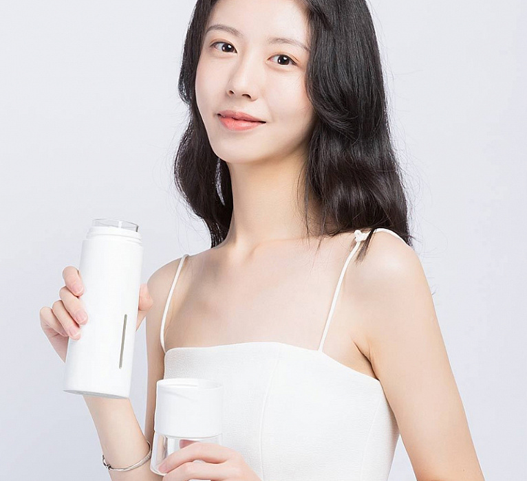 Термокружка Xiaomi Pinztea Portable Water Bottle with Tea Strainer (Black) купить в интернет-магазине icover