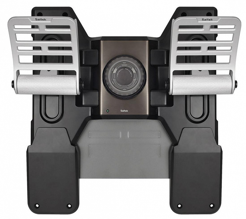 Saitek Pro Flight Combat Rudder Pedals (SCB432020002/02/1) - педали для авиасимуляторов (Black/Steel) купить в интернет-магазине icover