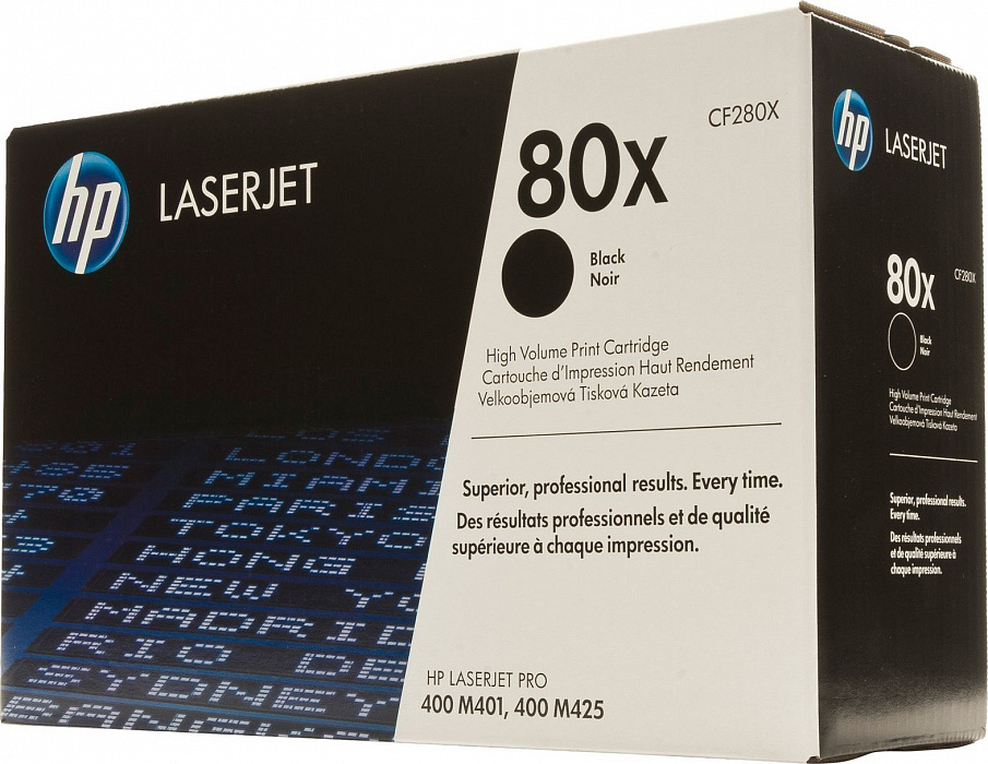 Картридж HP 80X (CF280X) для принтеров HP LaserJet Pro 400 M401/M425 (Black) купить в интернет-магазине icover