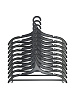 Вешалка-плечики для одежды Ridberg ПВ-03 20 шт (Black) купить в интернет-магазине icover