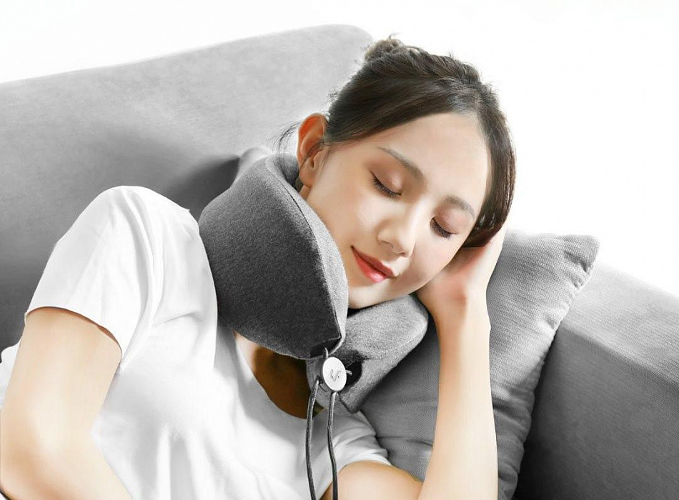 Xiaomi массажная подушка LeFan Comfort-U Pillow Massager LRS100 26.5x24x10 см (Grey) купить в интернет-магазине icover