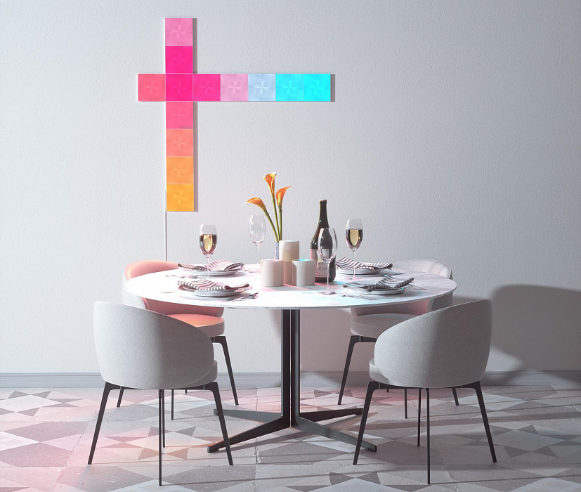 Комплект умных ламп Nanoleaf Canvas Expansion Pack (4 панели) купить в интернет-магазине icover
