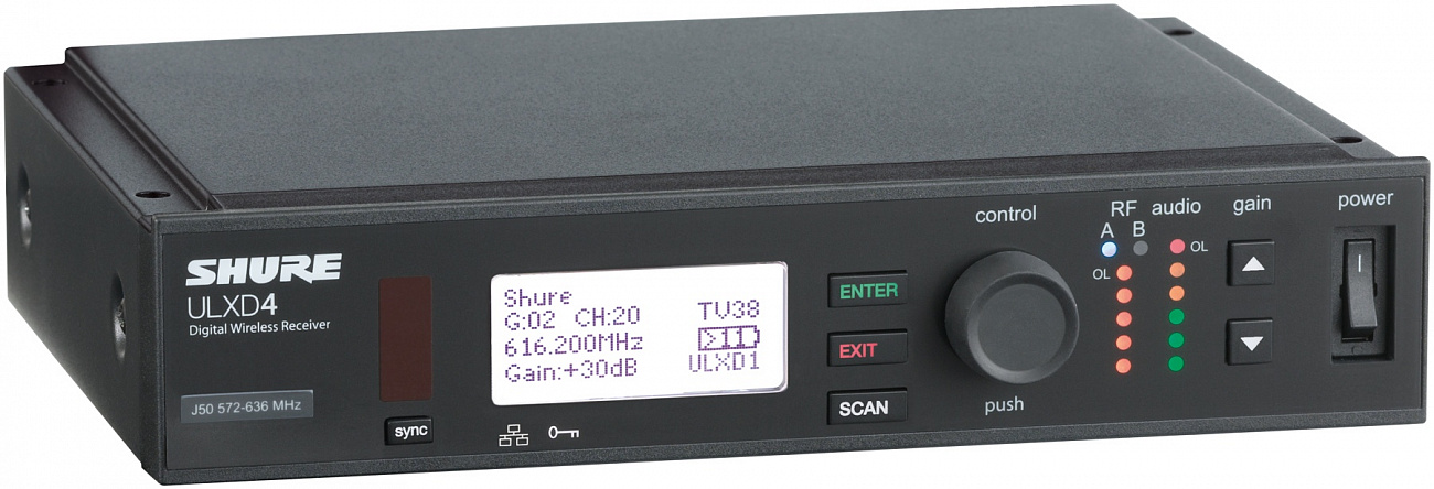 Shure ULXD14E K51 (A042098) - цифровая инструментальная радиосистема с портативным передатчиком ULXD1 (Black) купить в интернет-магазине icover