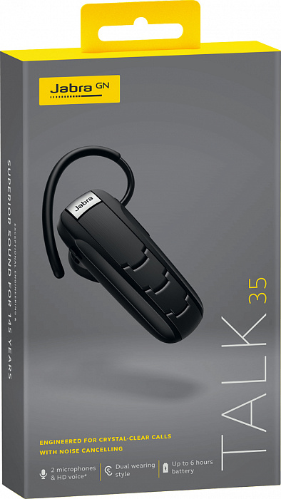 Bluetooth-гарнитура Jabra Talk 35 (Black) купить в интернет-магазине icover